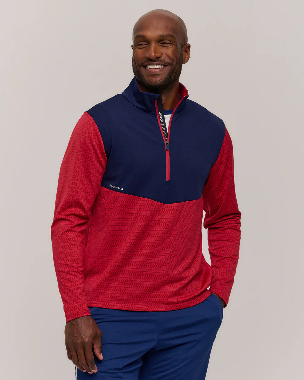 Dormie Flag Zero Restriction Hex 1/4 Zip