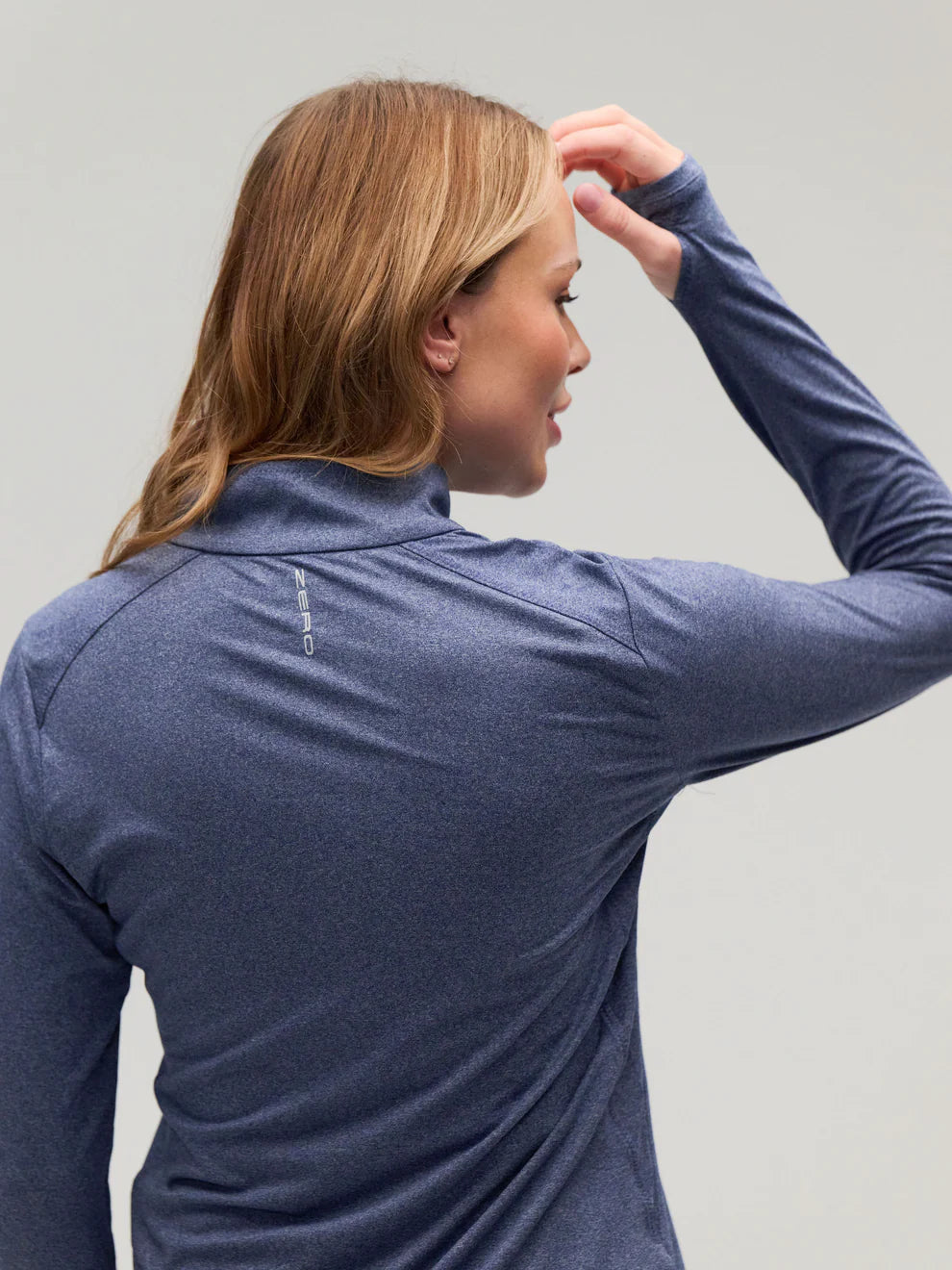 Zero Restriction Lea Zip Mock