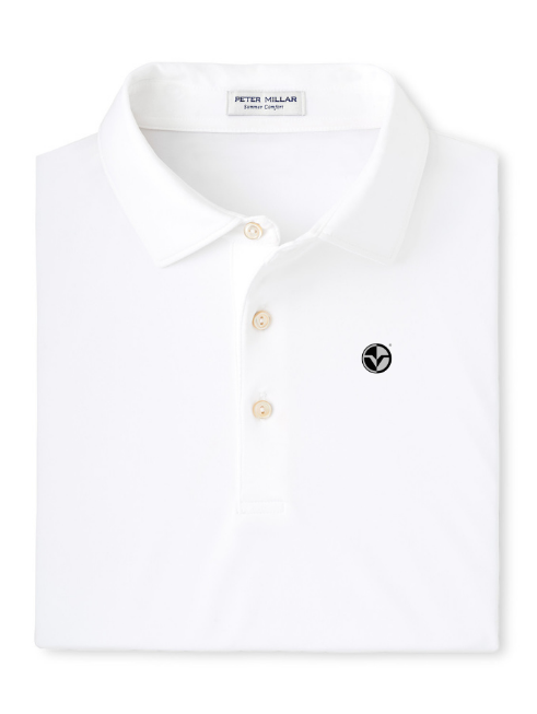 Victoria National Peter Millar Solid Performance Jersey Polo