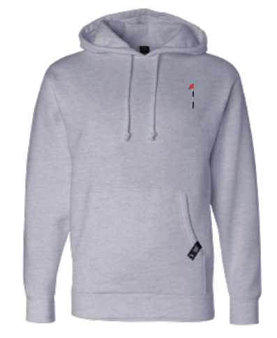 Hidden Creek Branded Bills Hoodie (Gray Dormie Flag)