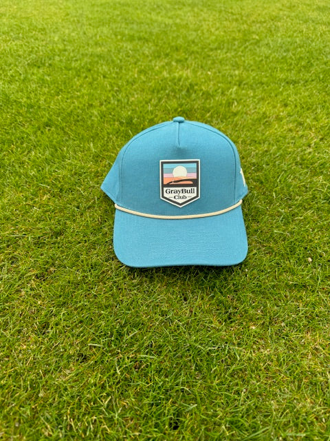 GrayBull Branded Bills Sunset Patch Hat