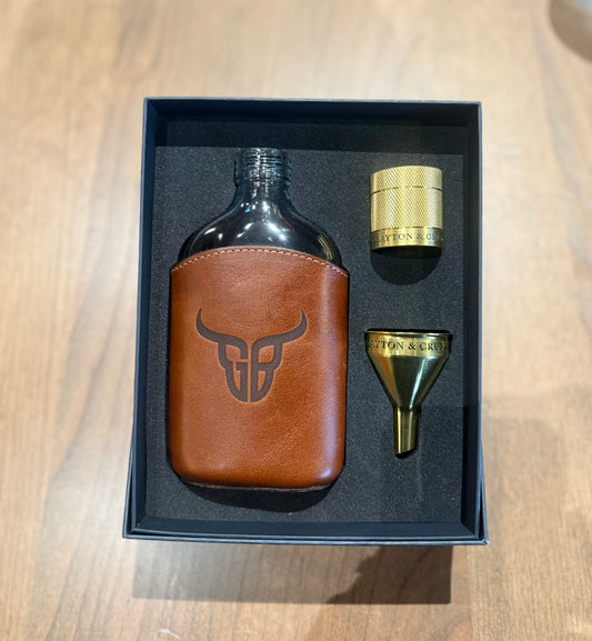 Clayton & Crume Glass Flask