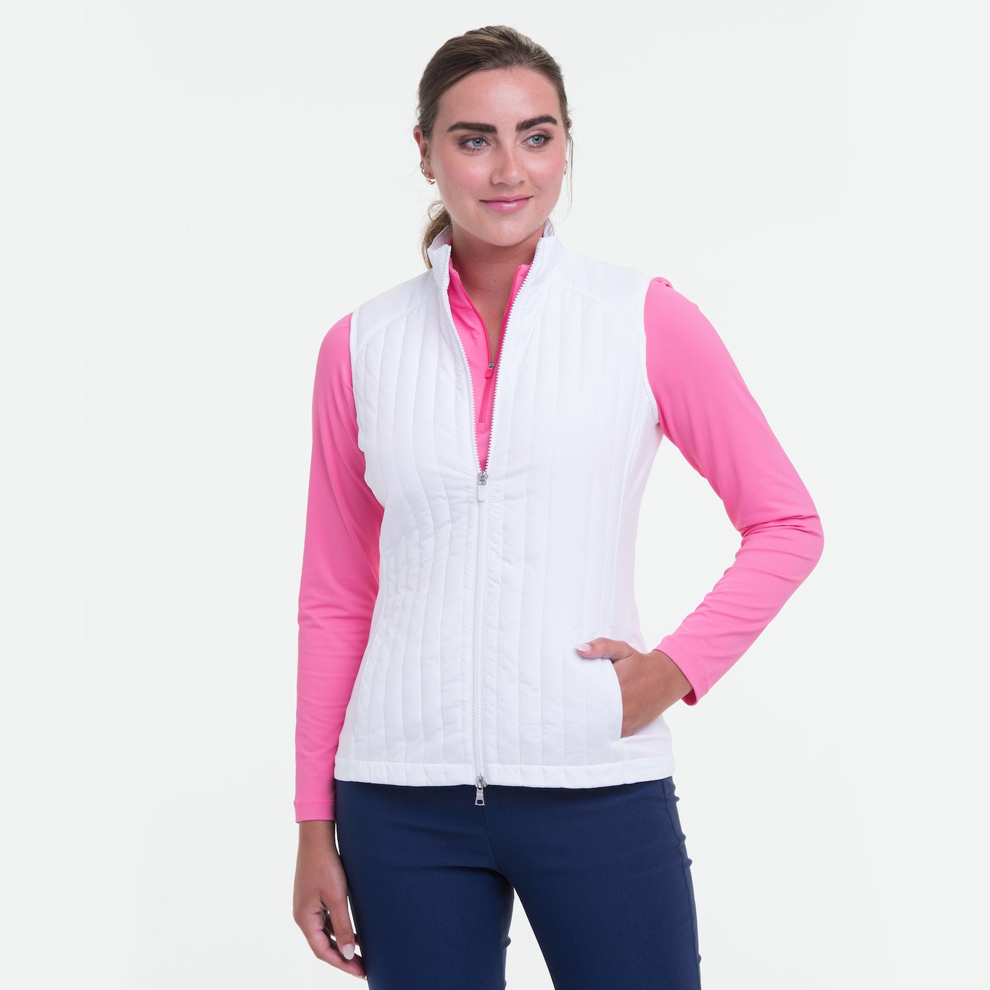 EPNY Vertical Quilted Vest