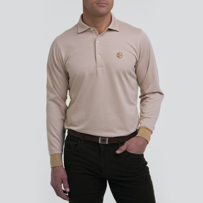 Victoria National Fairway & Greene Herringbone Natural Jersey