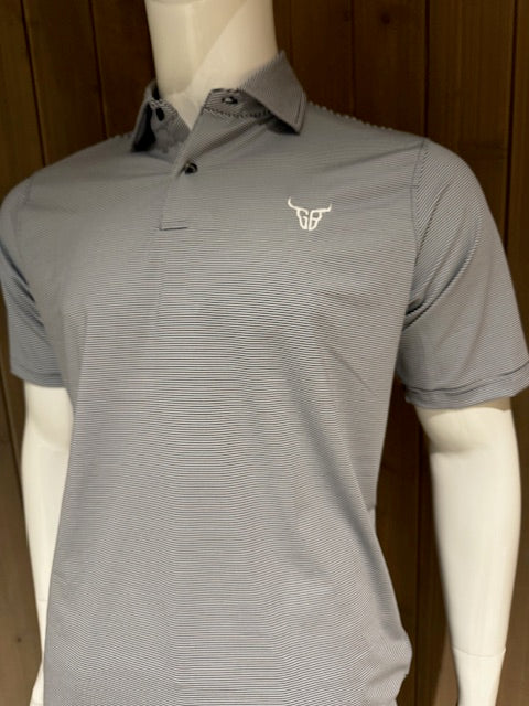 GrayBull Fairway & Greene Mini Stripe Polo