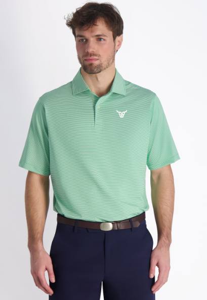 GrayBull Fairway & Greene Mini Stripe Polo