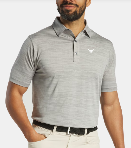 GrayBull FootJoy Jacquard Wave Polo