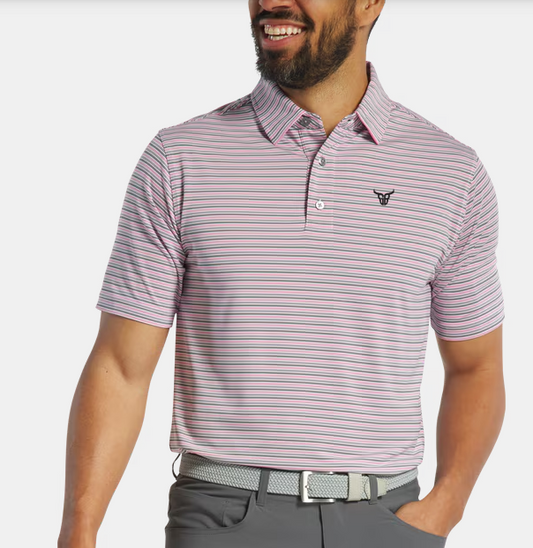 GrayBull FootJoy Multi Pinstripe Polo