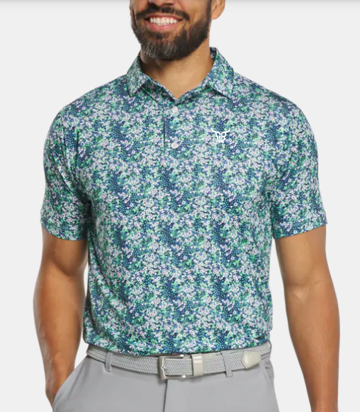 FootJoy Garden Print Short Sleeve Polo