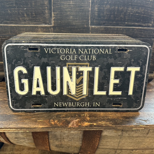Victoria National Signs by the Sea The Gauntlet License Plate