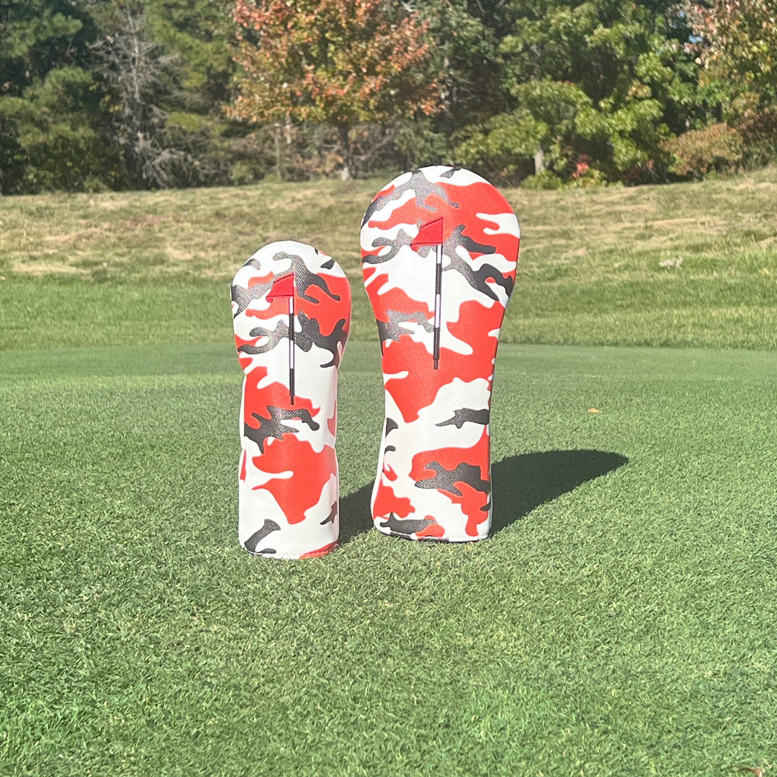 Dormie Flag EP Headcover Red Camo Headcovers Dormie Network