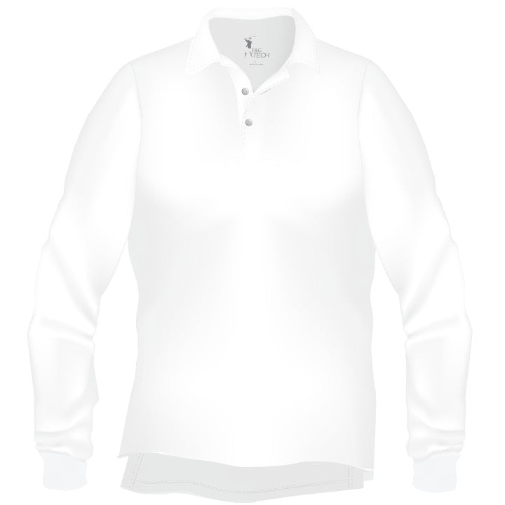 Fairway & Greene McHugh Solid Long Sleeve Tech Pique Polo