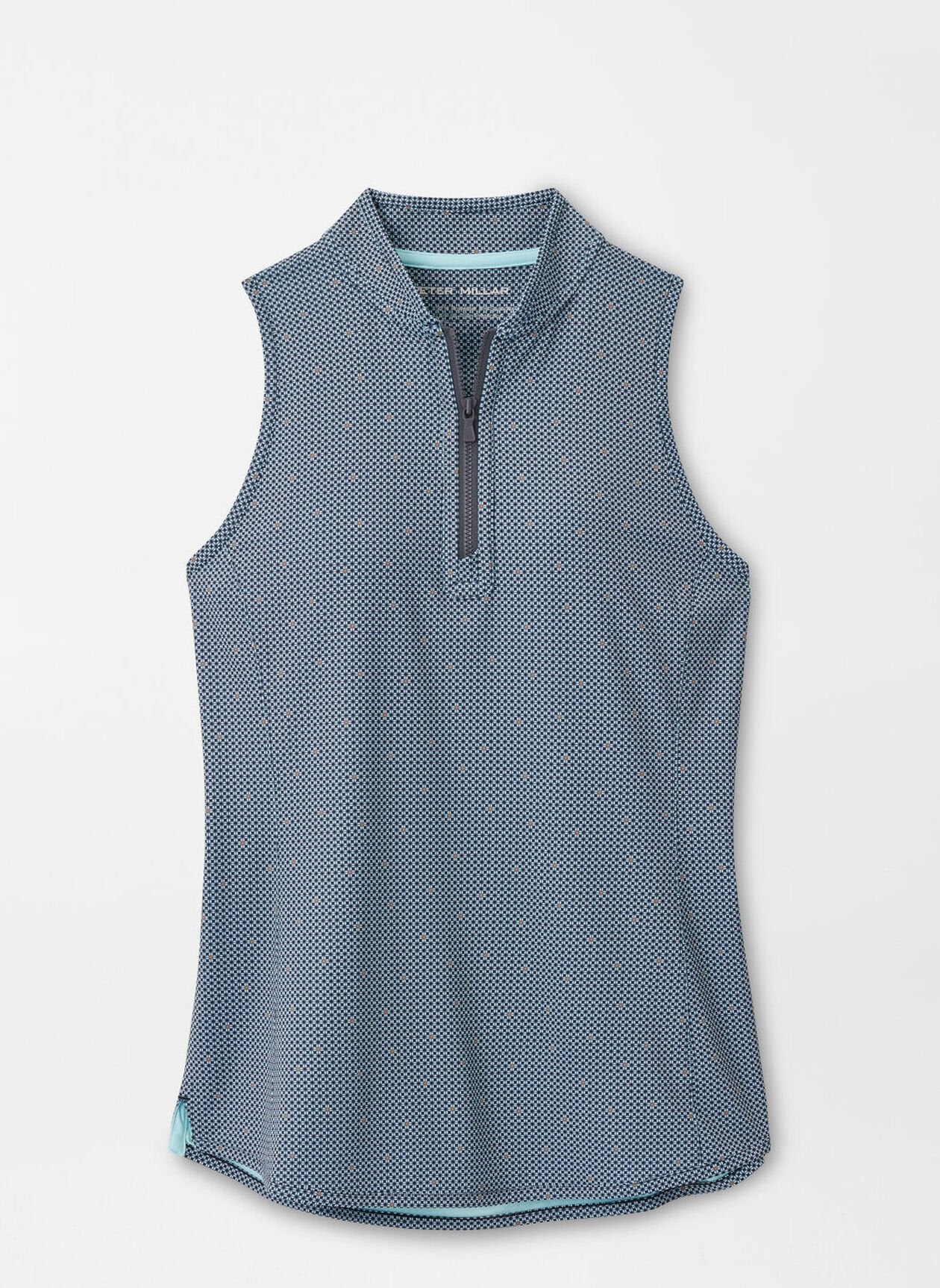 Peter Millar North Star Shirley Sleeveless Zip Polo