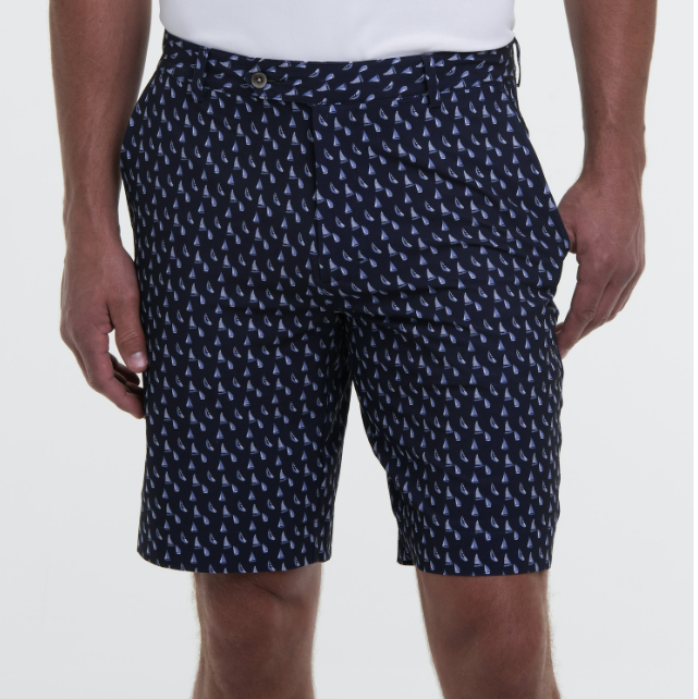 Hidden Creek Fairway & Greene Larson Tech Short Navy Print