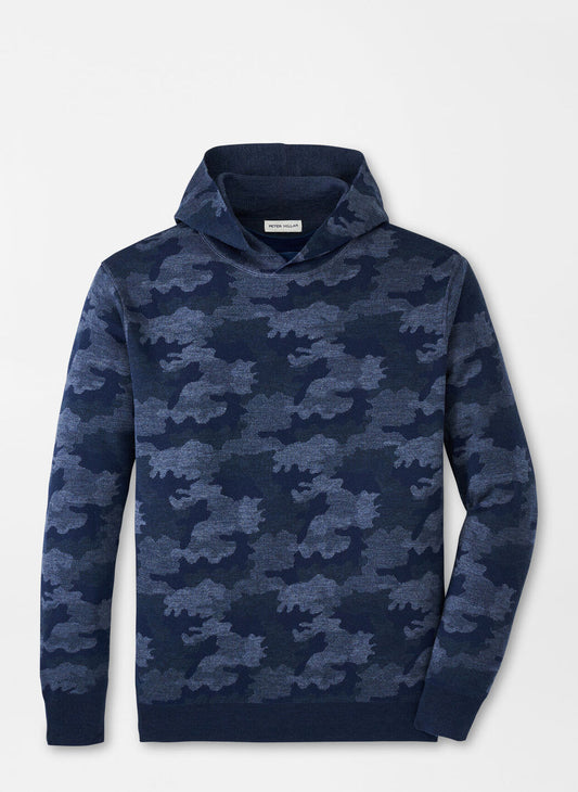 Peter Millar Reversible Camo Popover Hoodie