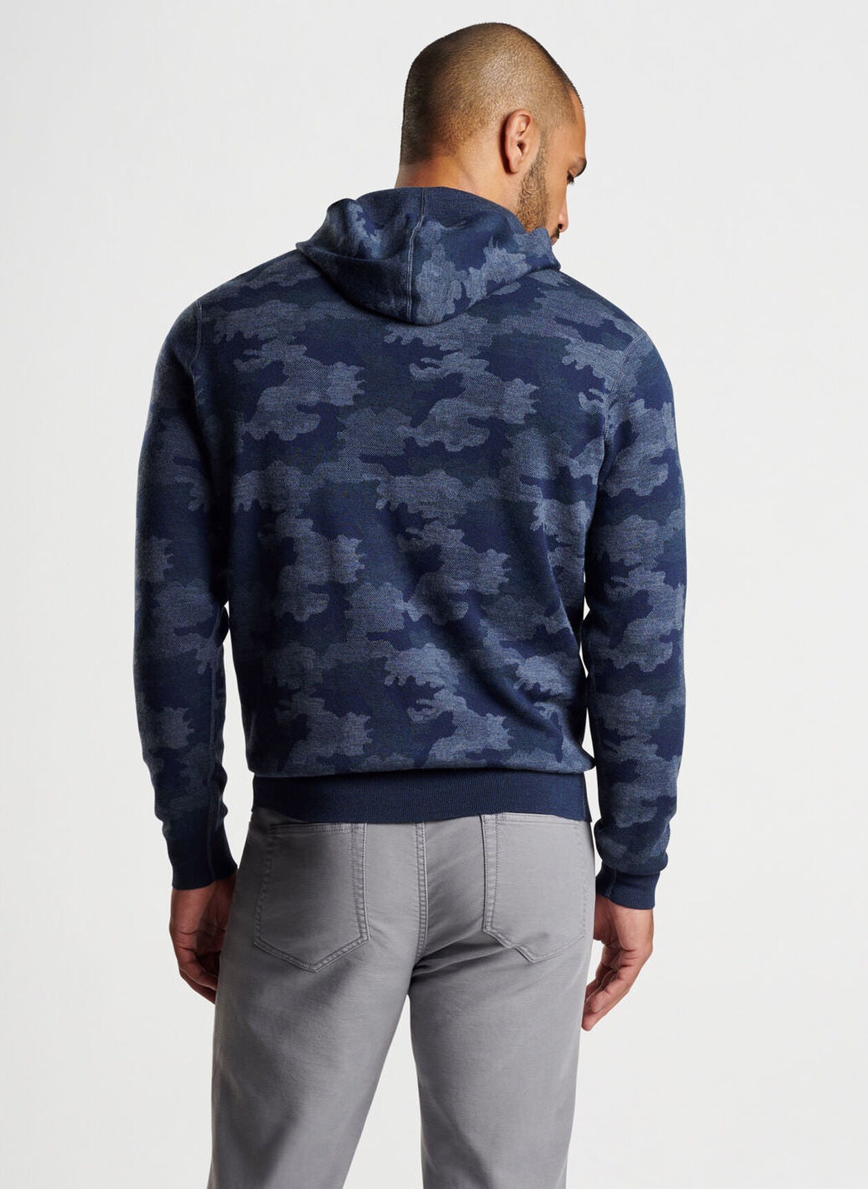 Peter Millar Reversible Camo Popover Hoodie