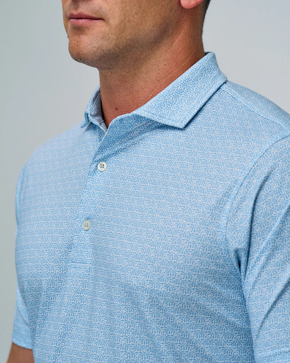 Dormie Flag & Victoria National Fairway & Greene Seacliff Print Polo