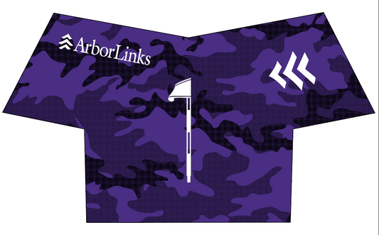 ArborLinks EP Headcover Purple Camo Putter Cover
