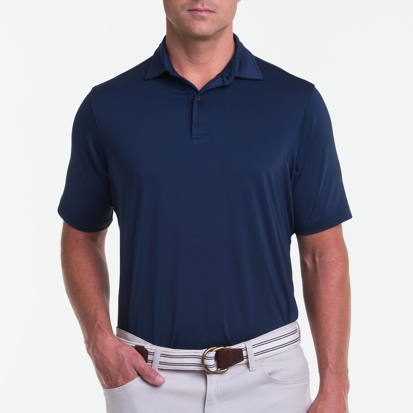 Fairway & Greene Tournament Solid Short Sleeve Polo