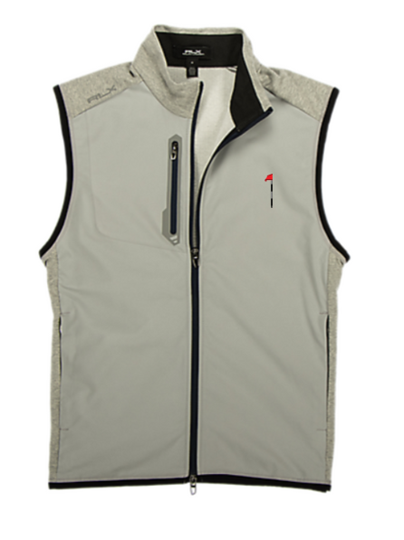 Hidden Creek RLX Tech Terry Full Zip Vest Gray