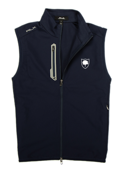 Hidden Creek RLX Tech Terry Full Zip Vest Navy