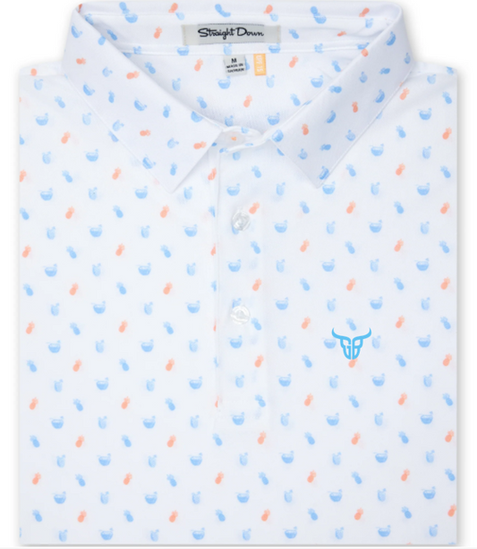 Straight Down Tropical Daze Polo