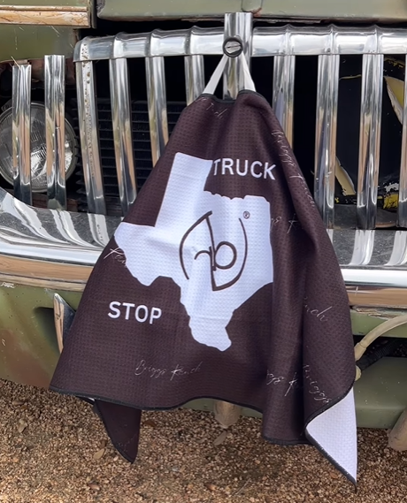 Briggs Ranch Truck Stop Golf Towel