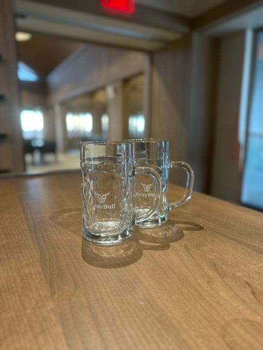 Sterling Cut Glass Pint Glass Set