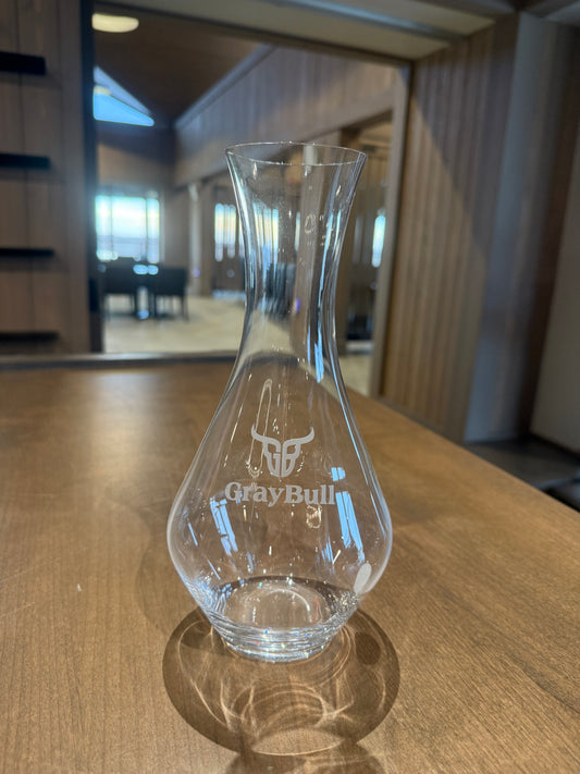 Sterling Cut Glass Riedel Carafe