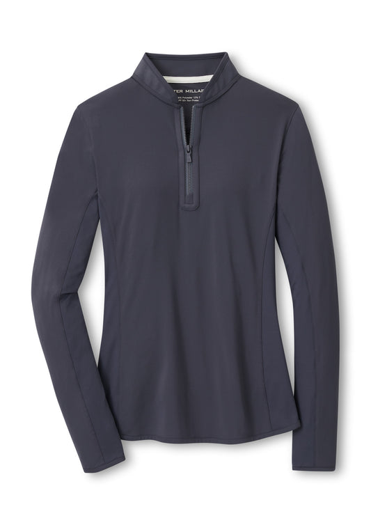 Peter Millar Lightweight Long-Sleeve Zip Sun Shirt