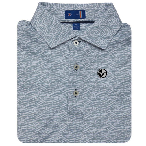 Victoria National Stitch Mountain Brush Strokes Polo