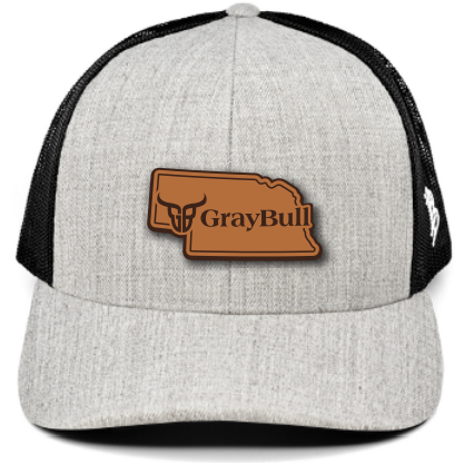 GrayBull Curved Trucker Hat