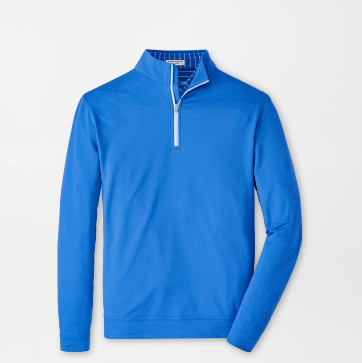 Hidden Creek Peter Millar Perth 1/4 Zip Sapphire