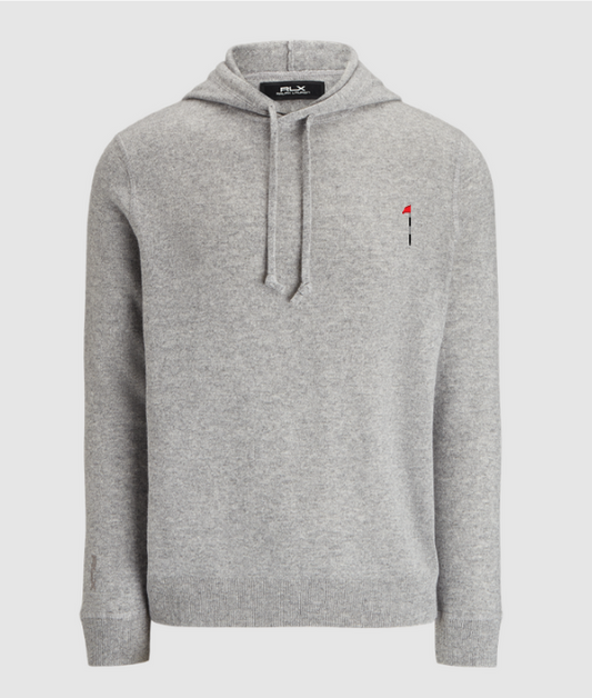 Hidden Creek RLX Washable Cashmere Hoodie Gray